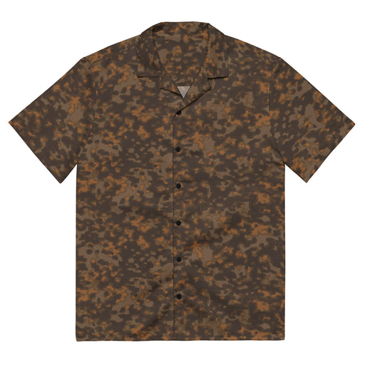 Rauchtarnmuster Autumn CAMO Unisex Short-Sleeve Button Shirt - 2XS - Button-Up