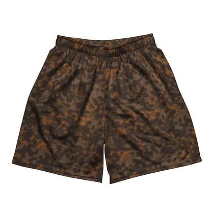 German Rauchtarnmuster Autumn CAMO Unisex mesh shorts - 2XS - Mesh Shorts