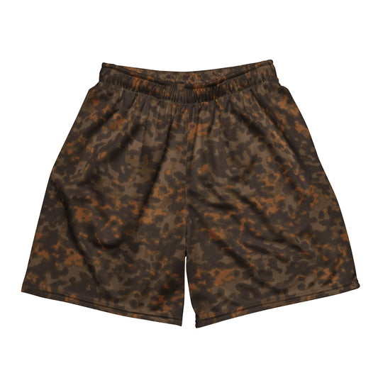 German Rauchtarnmuster Autumn CAMO Unisex mesh shorts - 2XS - Mesh Shorts