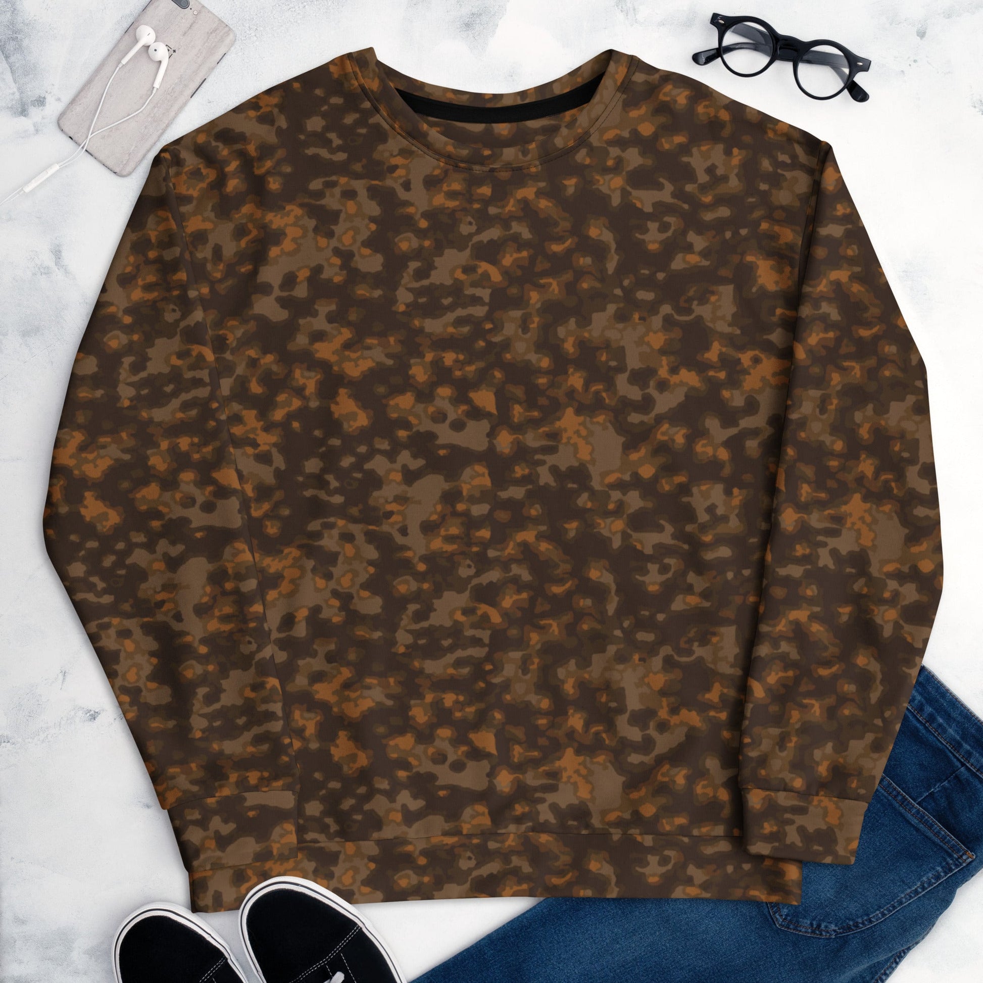 German Rauchtarnmuster Autumn CAMO Unisex Sweatshirt - Sweatshirts