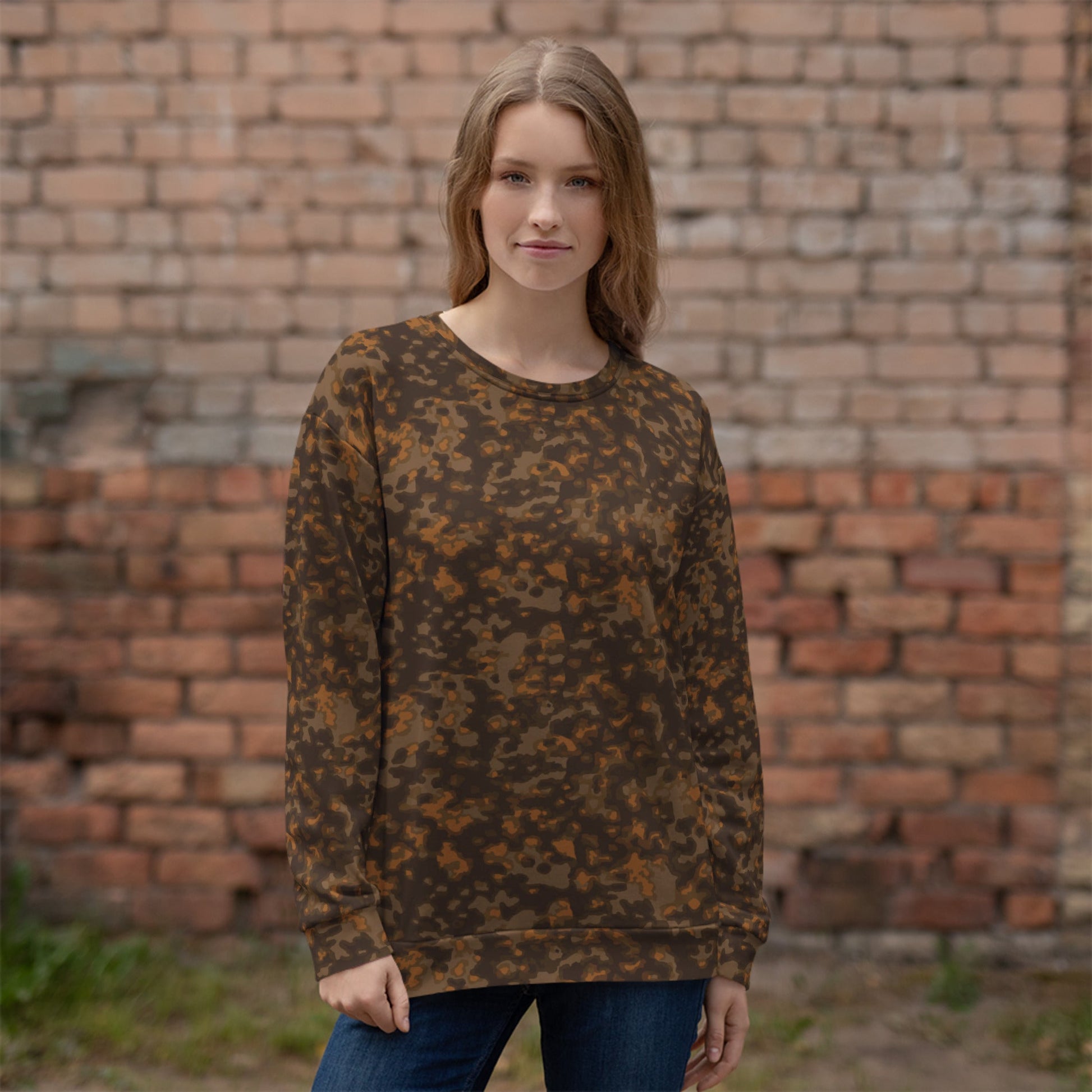 German Rauchtarnmuster Autumn CAMO Unisex Sweatshirt - Sweatshirts