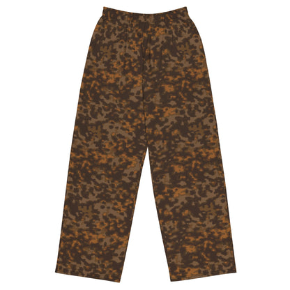 German Rauchtarnmuster Autumn CAMO unisex wide leg pants 2XS Wide Pants