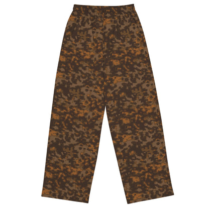German Rauchtarnmuster Autumn CAMO unisex wide leg pants Wide Pants