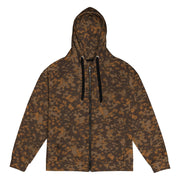Rauchtarnmuster Autumn CAMO Unisex Zip Hoodie - 2XS