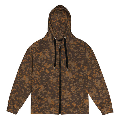 German Rauchtarnmuster Autumn CAMO Unisex zip hoodie 2XS Zip Hoodies