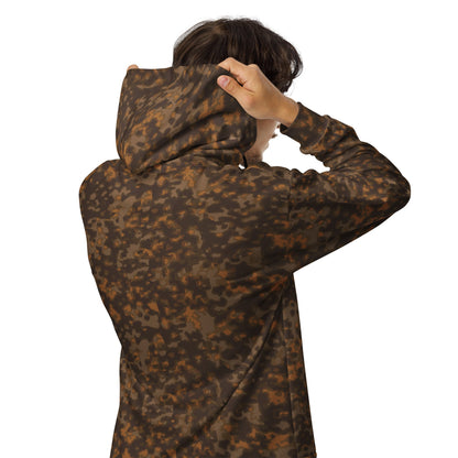 German Rauchtarnmuster Autumn CAMO Unisex zip hoodie Zip Hoodies
