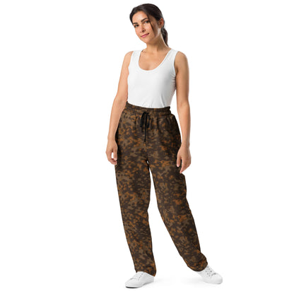 German Rauchtarnmuster Autumn CAMO Unisex Wide-Leg Joggers
