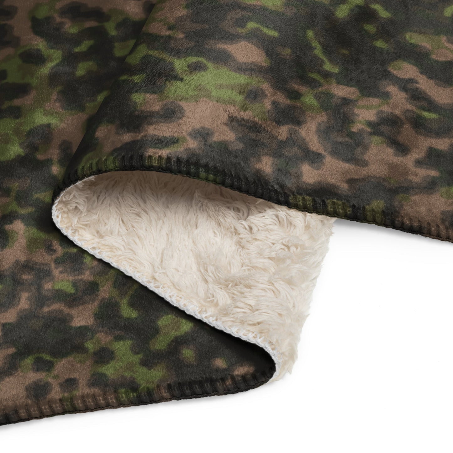 German Rauchtarnmuster Spring CAMO Sherpa blanket - Blanket