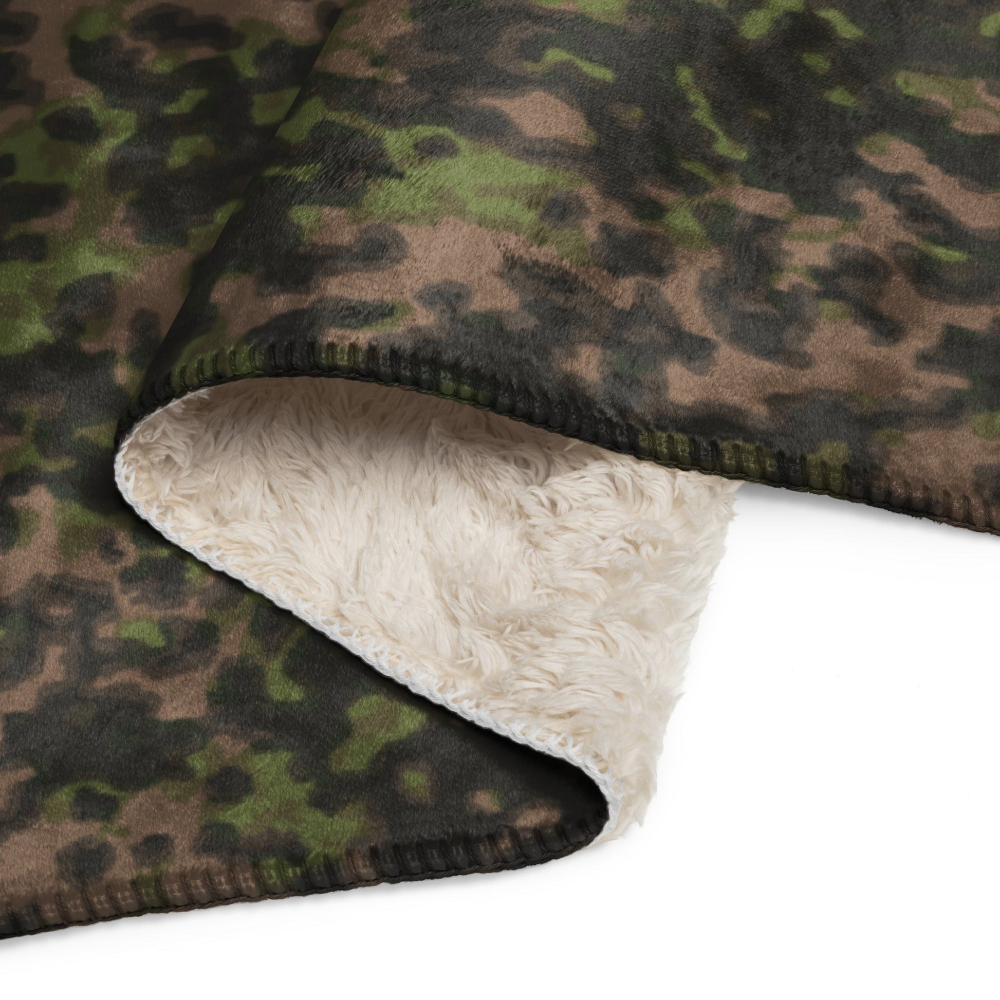 German Rauchtarnmuster Spring CAMO Sherpa blanket - Blanket