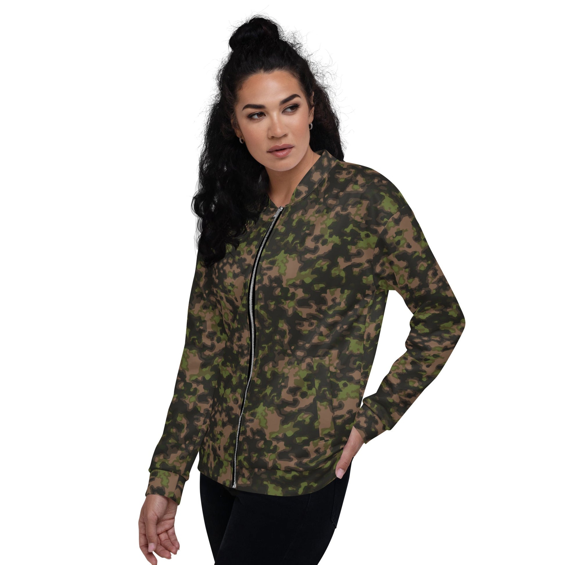 German Rauchtarnmuster Spring CAMO Unisex Bomber Jacket - Jackets