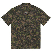 Rauchtarnmuster Spring CAMO Unisex Short-Sleeve Button Shirt - 2XS - Button-Up