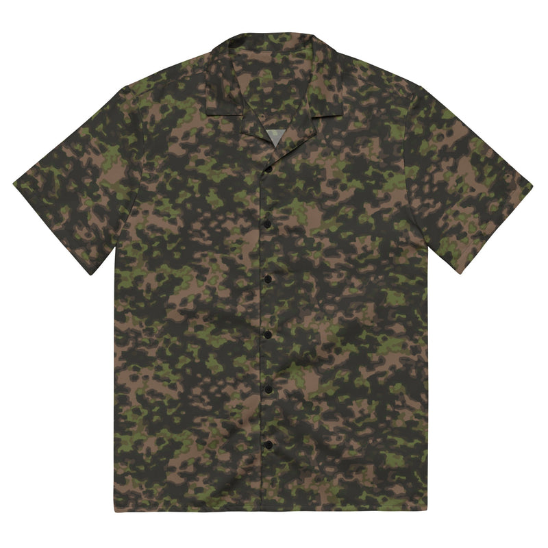 Rauchtarnmuster Spring CAMO Unisex Short-Sleeve Button Shirt - 2XS - Button-Up