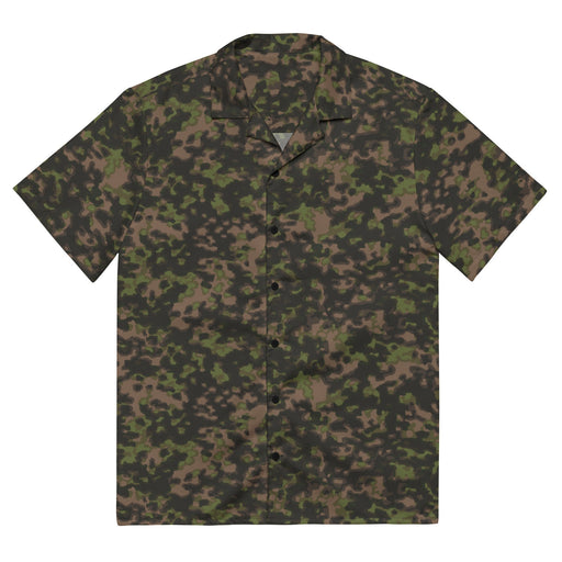 Rauchtarnmuster Spring CAMO Unisex Short-Sleeve Button Shirt - 2XS - Button-Up
