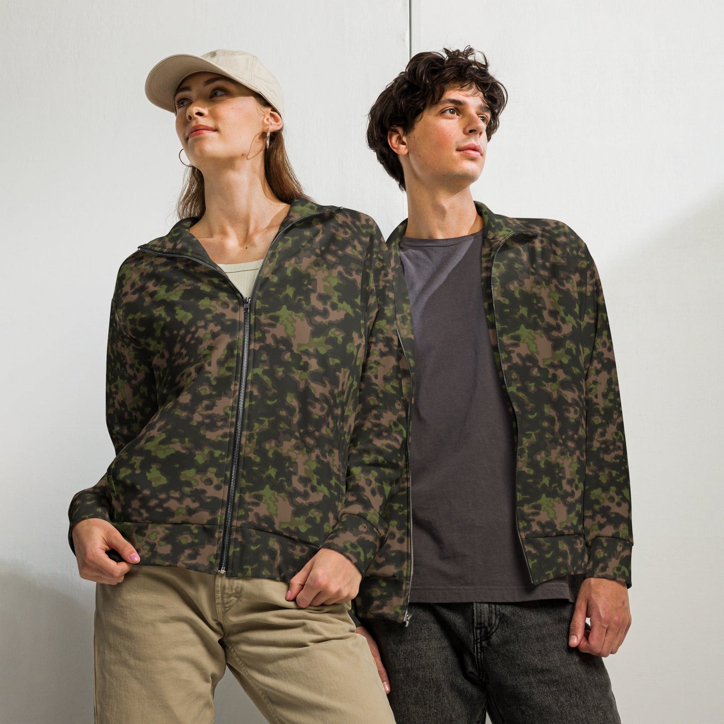 German Rauchtarnmuster Spring CAMO Unisex track jacket - 2XS - Track Jackets