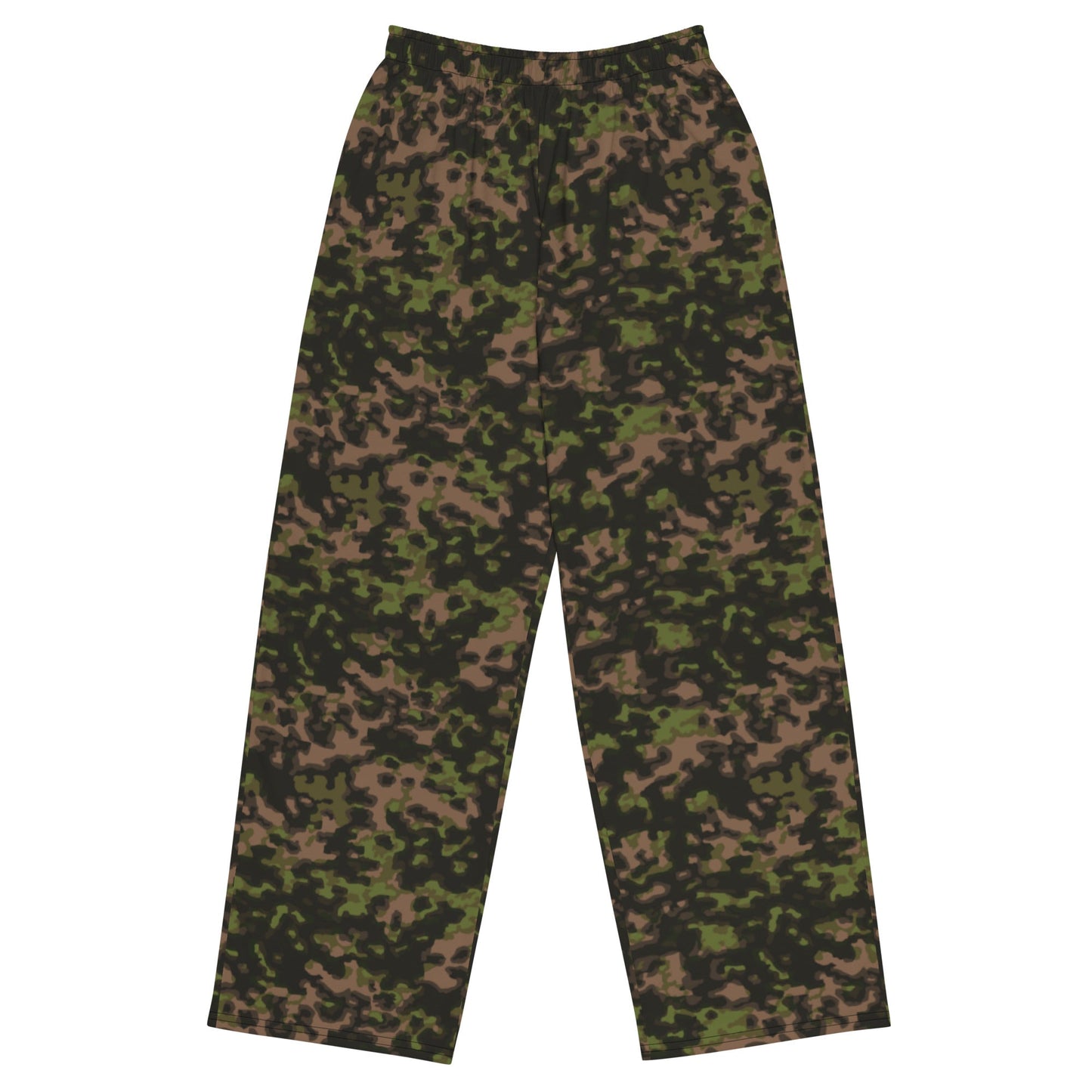 German Rauchtarnmuster Spring CAMO unisex wide-leg pants - 2XS - Wide-leg Pants