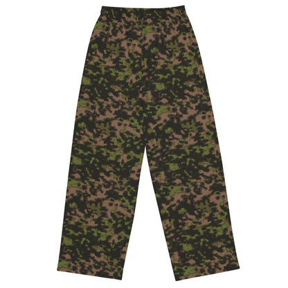 German Rauchtarnmuster Spring CAMO unisex wide-leg pants - Wide-leg Pants