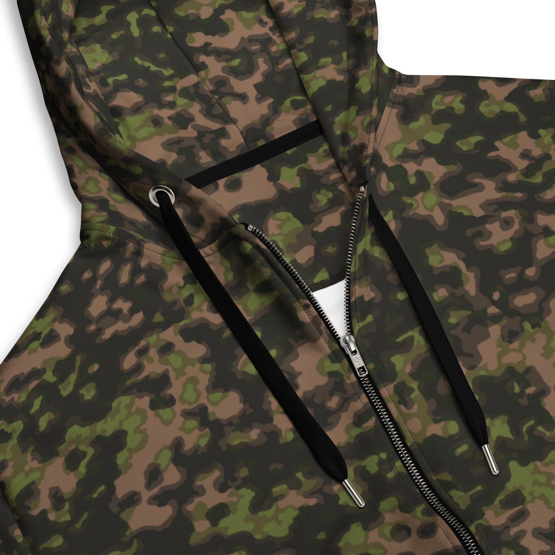 German Rauchtarnmuster Spring CAMO Unisex zip hoodie Zip Hoodies
