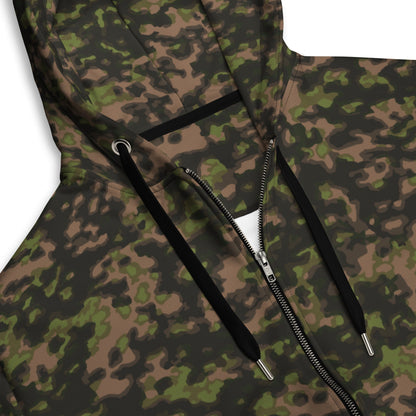 German Rauchtarnmuster Spring CAMO Unisex zip hoodie Zip Hoodies