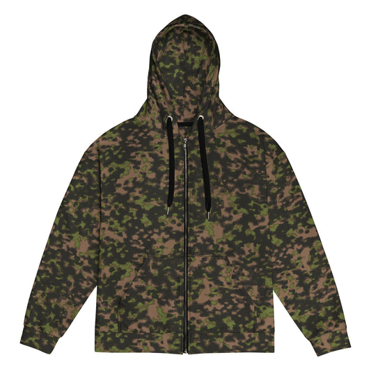 German Rauchtarnmuster Spring CAMO Unisex zip hoodie 2XS Zip Hoodies