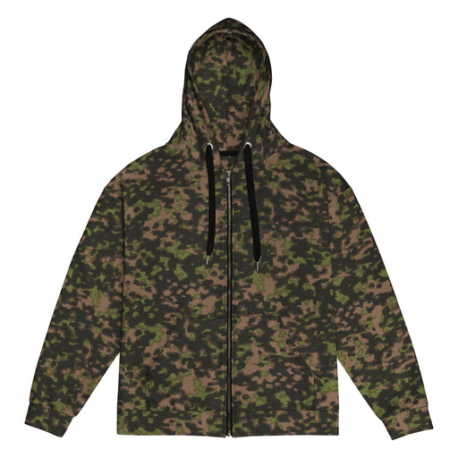 Rauchtarnmuster Spring CAMO Unisex Zip Hoodie - 2XS
