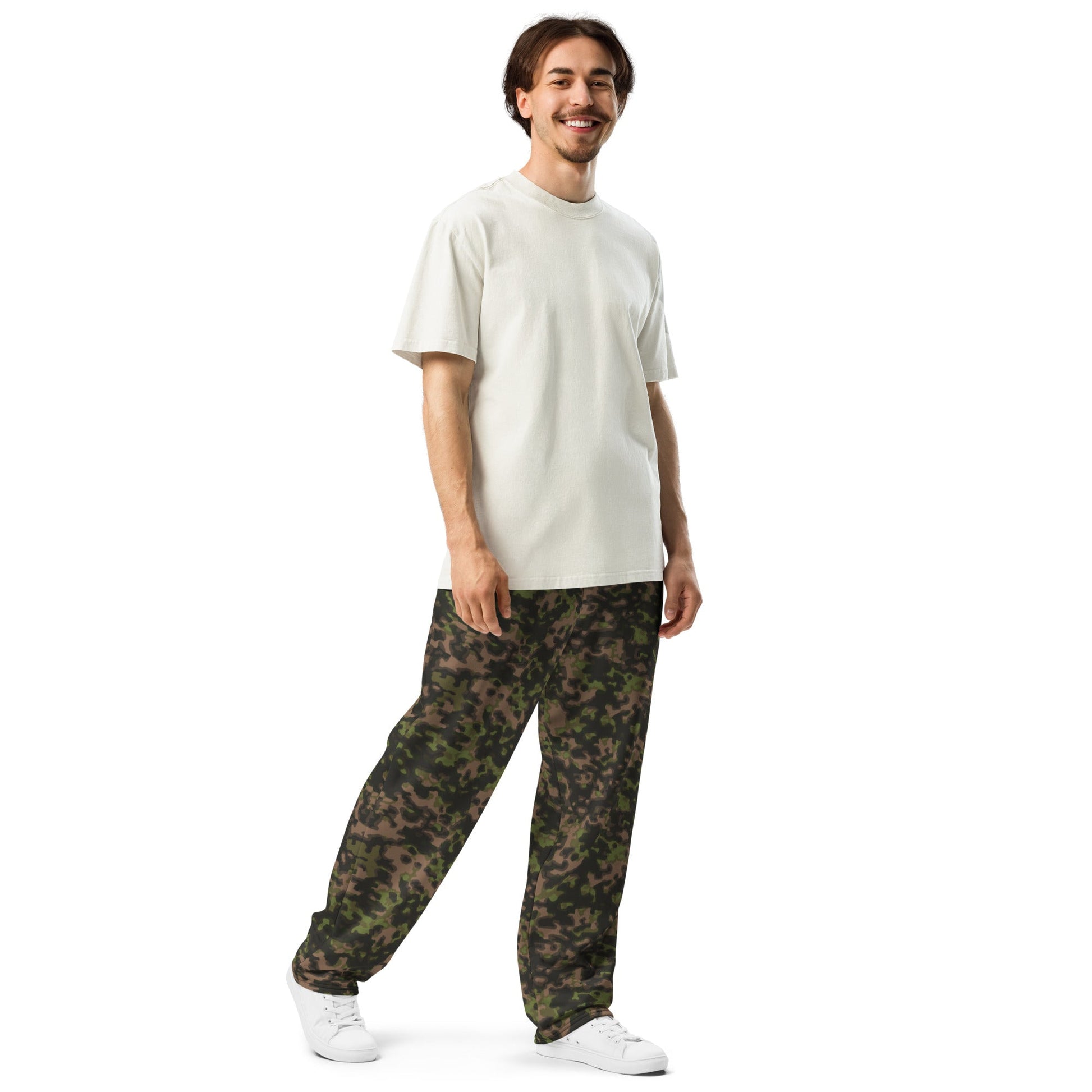 German Rauchtarnmuster Spring CAMO Wide-leg joggers - Joggers