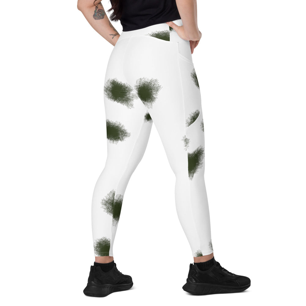 German Schneetarn CAMO Leggings with pockets - 2XS - Womens With Pockets