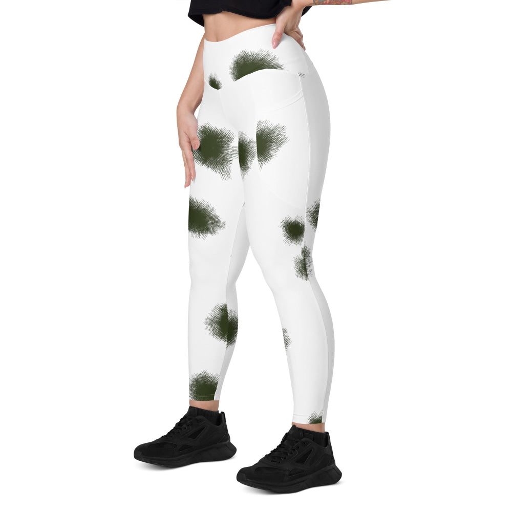 German Schneetarn CAMO Leggings with pockets - Womens With Pockets