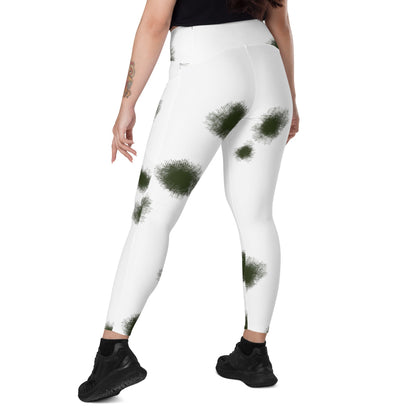 German Schneetarn CAMO Leggings with pockets - Womens With Pockets