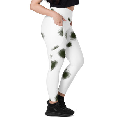 German Schneetarn CAMO Leggings with pockets - Womens With Pockets