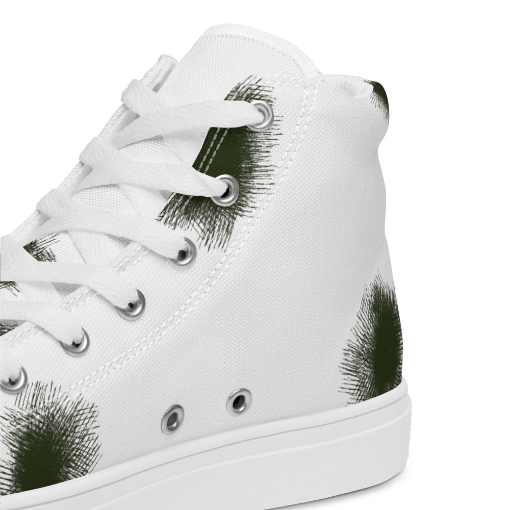 German Schneetarn CAMO Men’s high top canvas shoes - Mens High Top Canvas Shoes