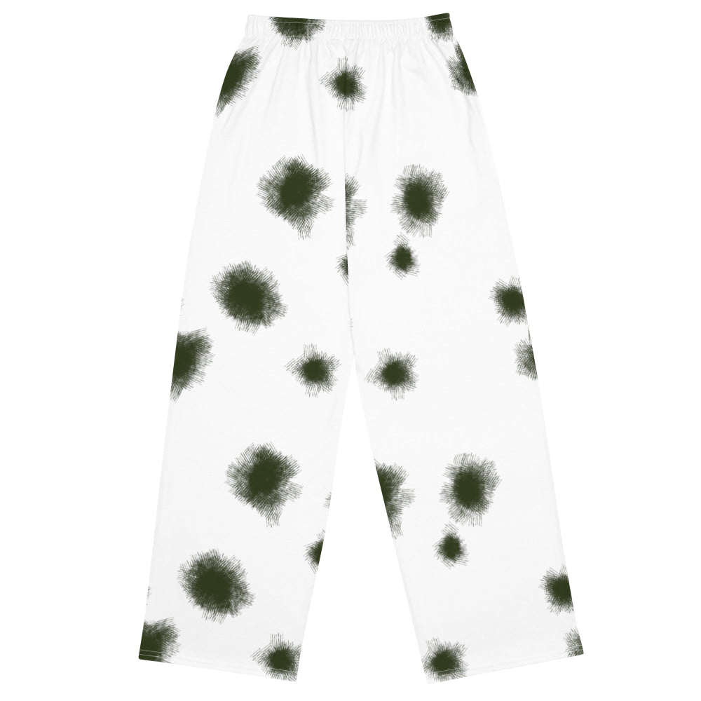 German Schneetarn CAMO unisex wide-leg pants - Unisex Wide-Leg Pants