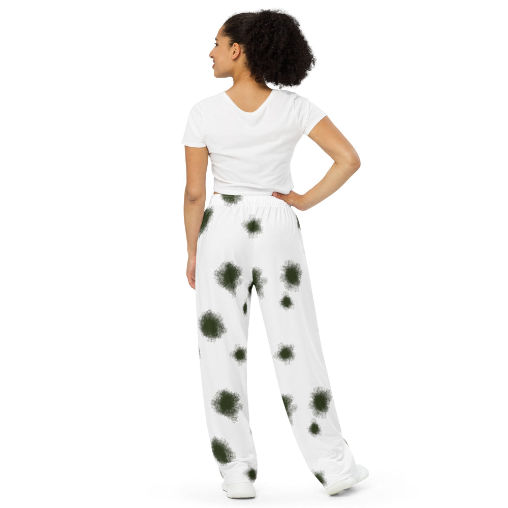 German Schneetarn CAMO unisex wide-leg pants - Unisex Wide-Leg Pants