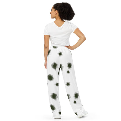 German Schneetarn CAMO unisex wide-leg pants - Unisex Wide-Leg Pants