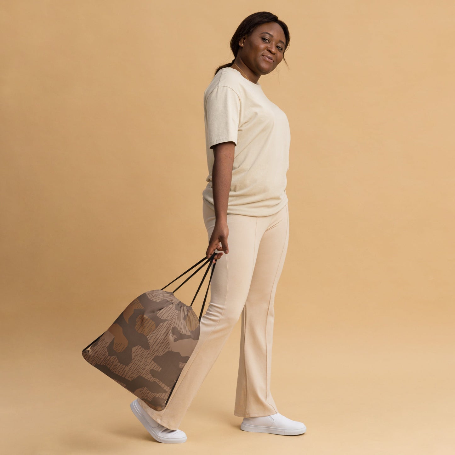 German Splittermuster 1931 Autumn CAMO Drawstring Bag - Bags