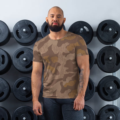 German Splittermuster 1931 Autumn CAMO Mens athletic t-shirt - XS - Athletic T-Shirts