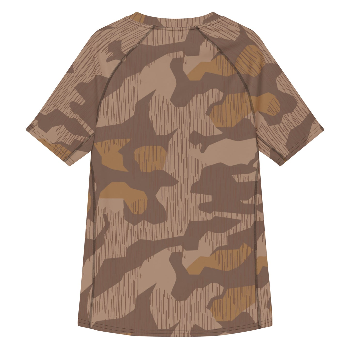 German Splittermuster 1931 Autumn CAMO Mens Short-Sleeve Rash Guard - Short-sleeve Guards