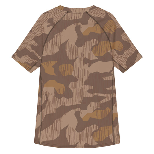 German Splittermuster 1931 Autumn CAMO Mens Short-Sleeve Rash Guard - Short-sleeve Guards