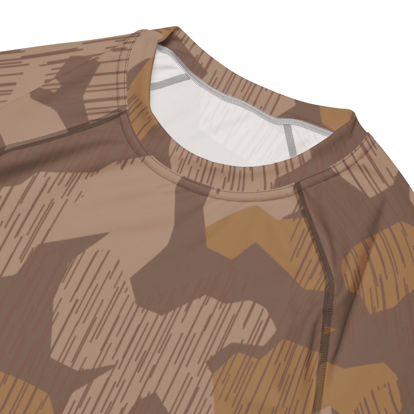 German Splittermuster 1931 Autumn CAMO Mens Short-Sleeve Rash Guard - Short-sleeve Guards