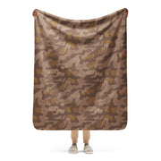 Splittermuster 1931 Autumn CAMO Sherpa Blanket - 50″×60″