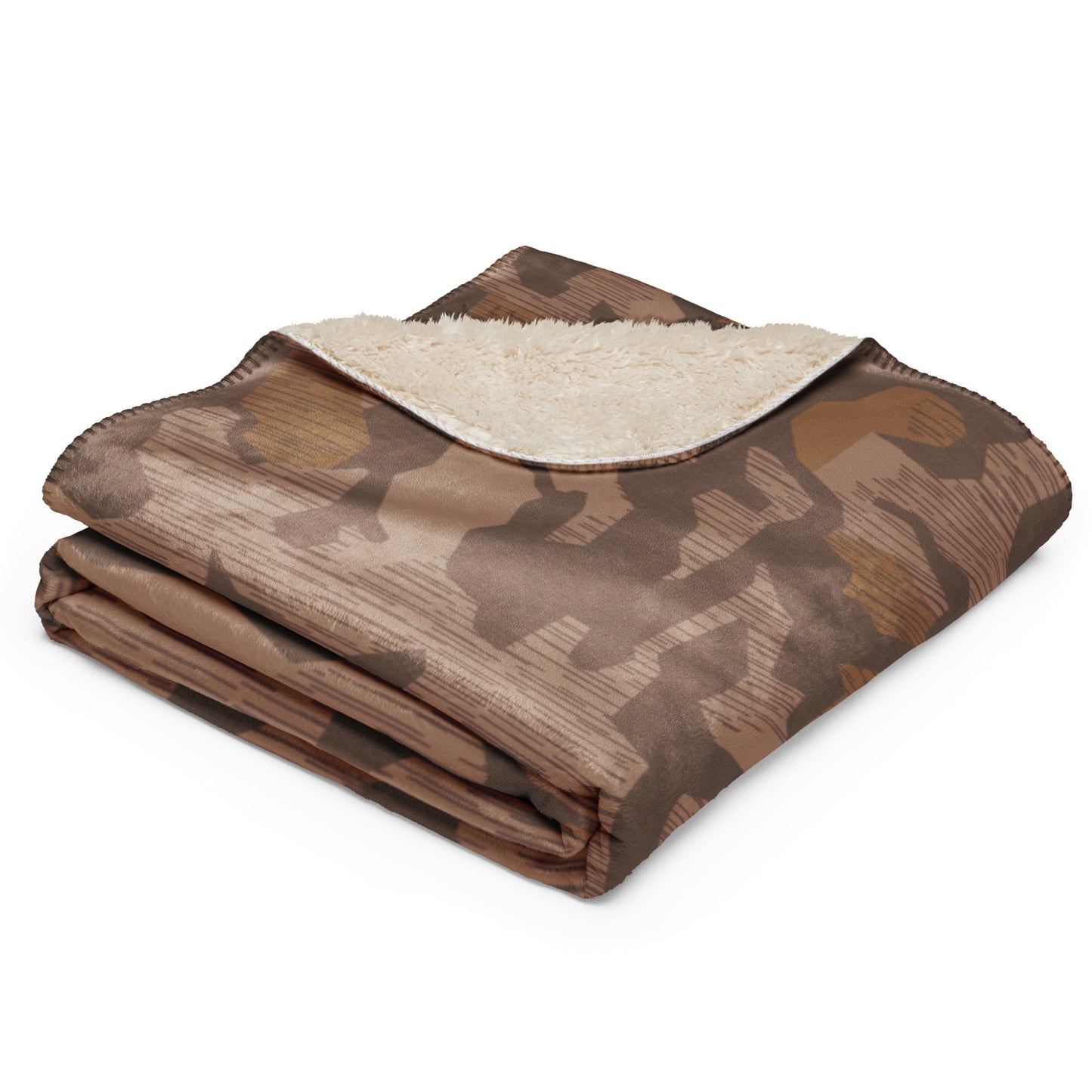 German Splittermuster 1931 Autumn CAMO Sherpa Blanket