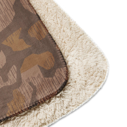 German Splittermuster 1931 Autumn CAMO Sherpa Blanket