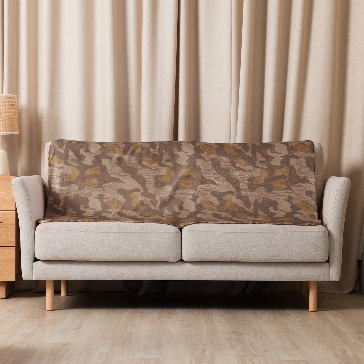 German Splittermuster 1931 Autumn CAMO Sherpa Blanket