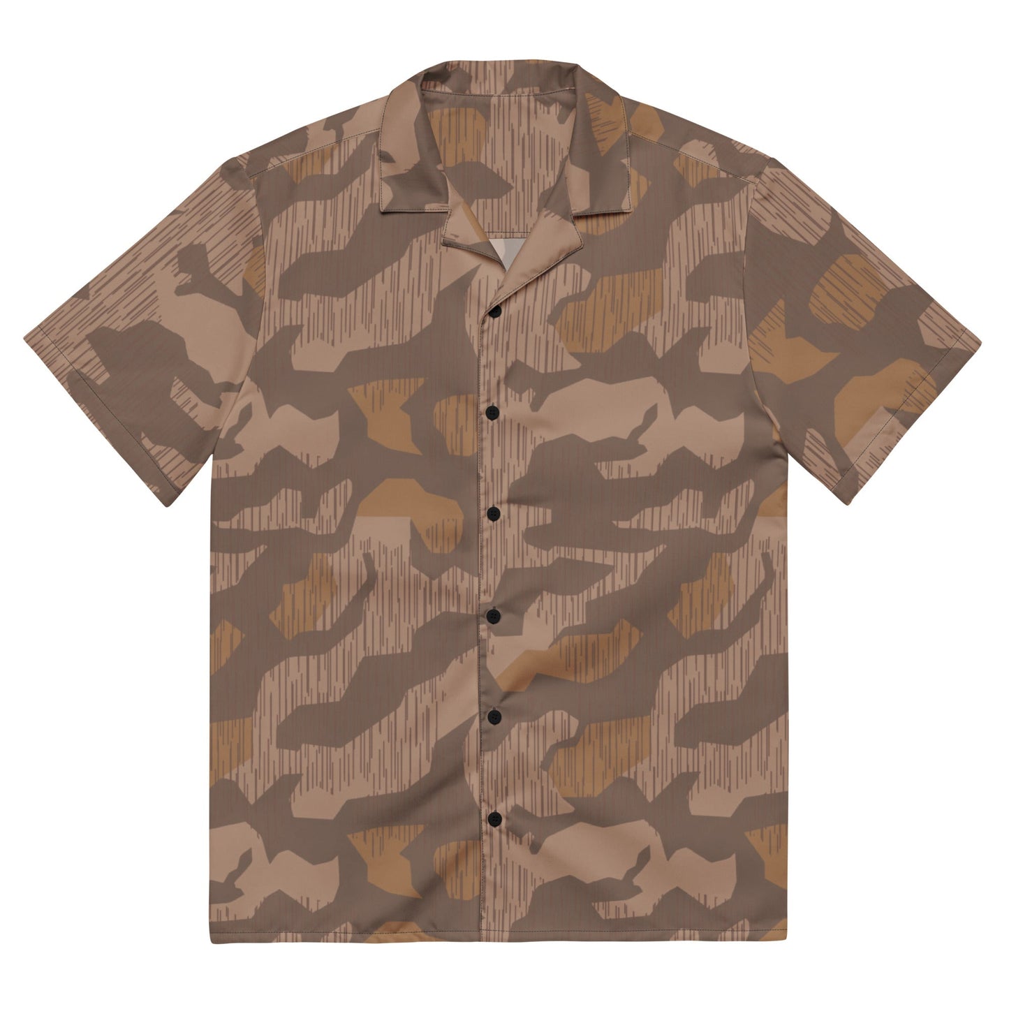 German Splittermuster 1931 Autumn CAMO Unisex button shirt - 2XS - Button Shirts