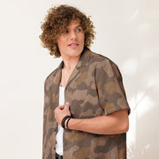 Splittermuster 1931 Autumn CAMO Unisex Short-Sleeve Button Shirt - Button-Up