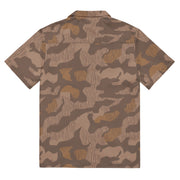 Splittermuster 1931 Autumn CAMO Unisex Short-Sleeve Button Shirt - Button-Up