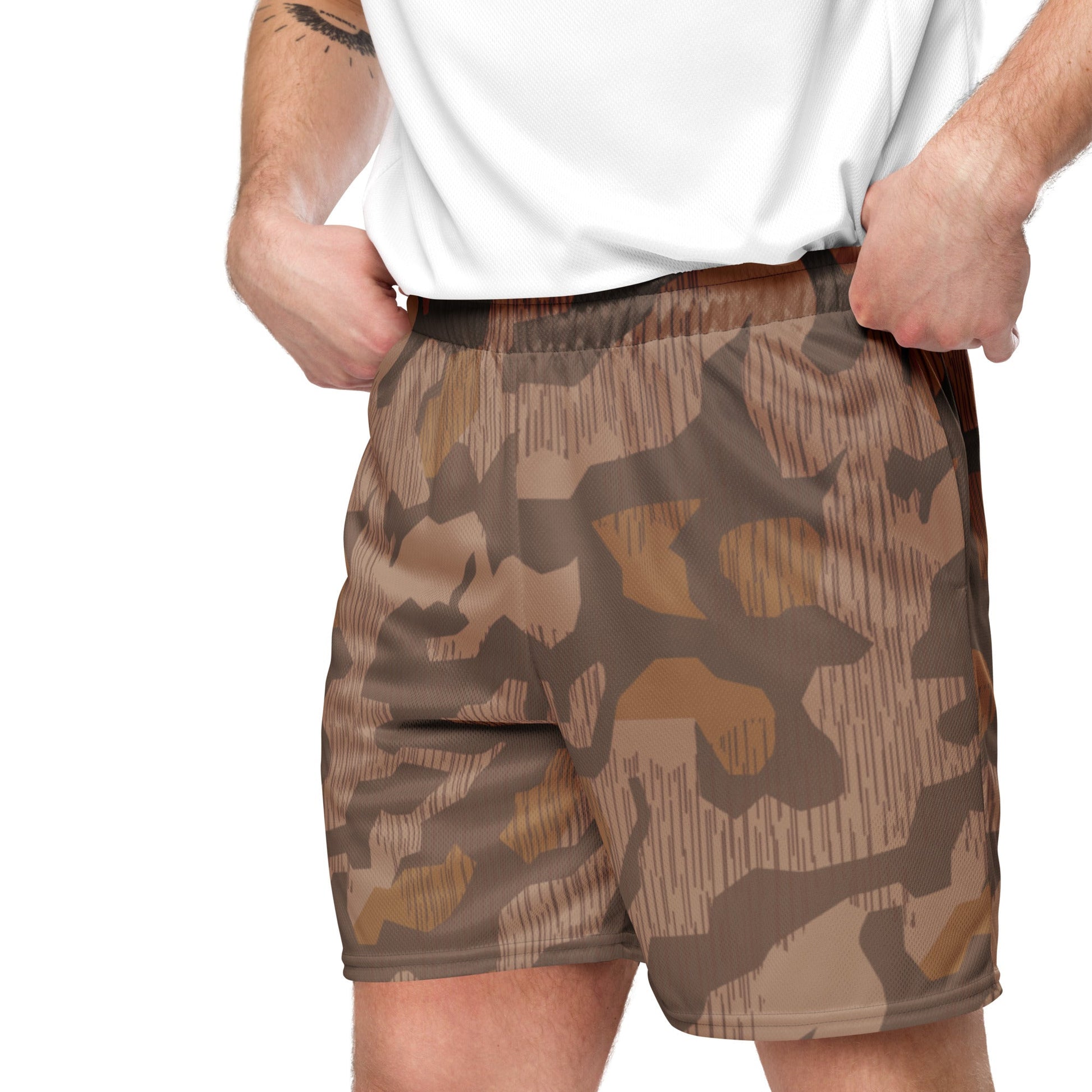 German Splittermuster 1931 Autumn CAMO Unisex mesh shorts - Mesh Shorts