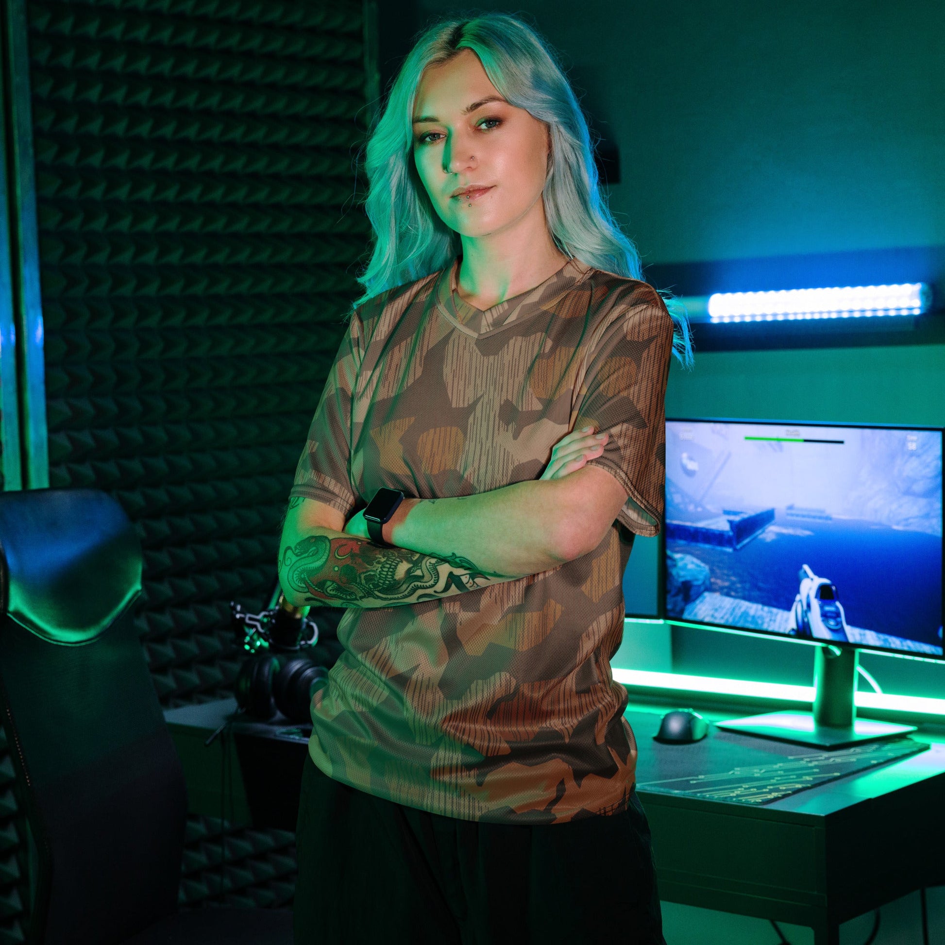 German Splittermuster 1931 Autumn CAMO unisex sports jersey - Sports Jerseys