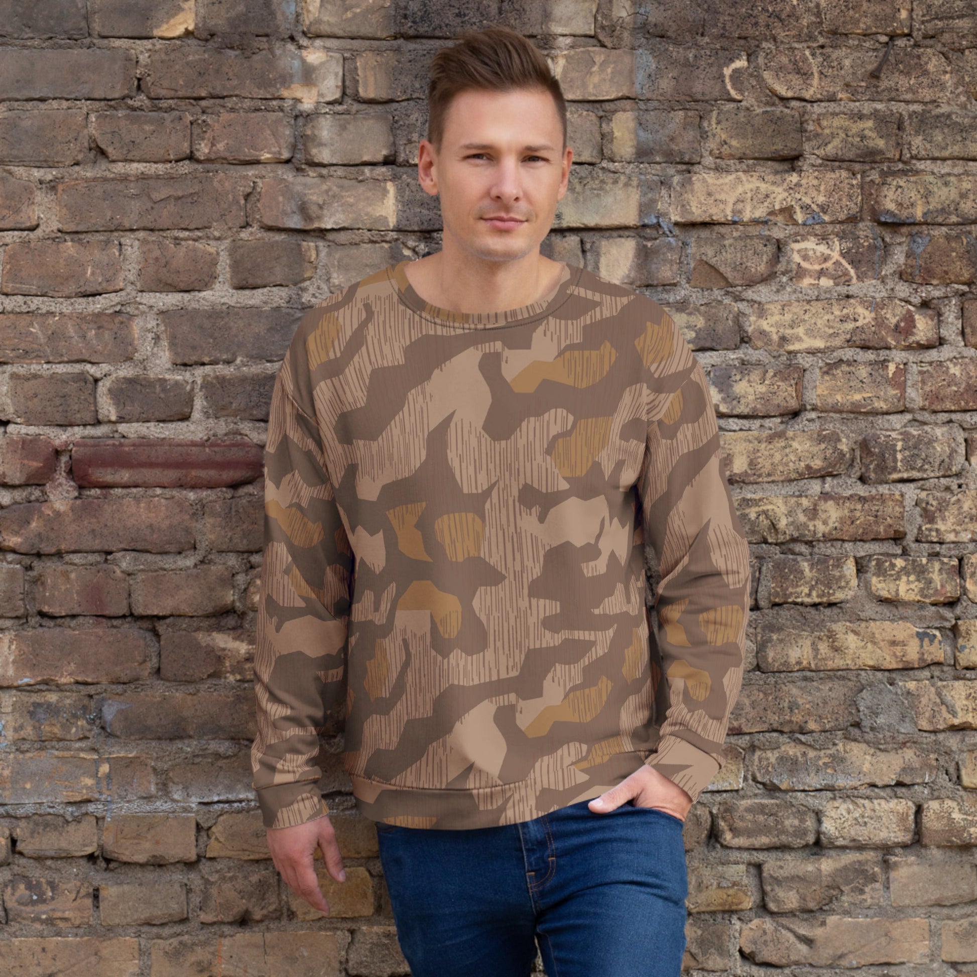 German Splittermuster 1931 Autumn CAMO Unisex Sweatshirt - 2XS
