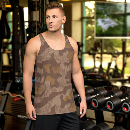 German Splittermuster 1931 Autumn CAMO Unisex Tank Top - XS - Tops