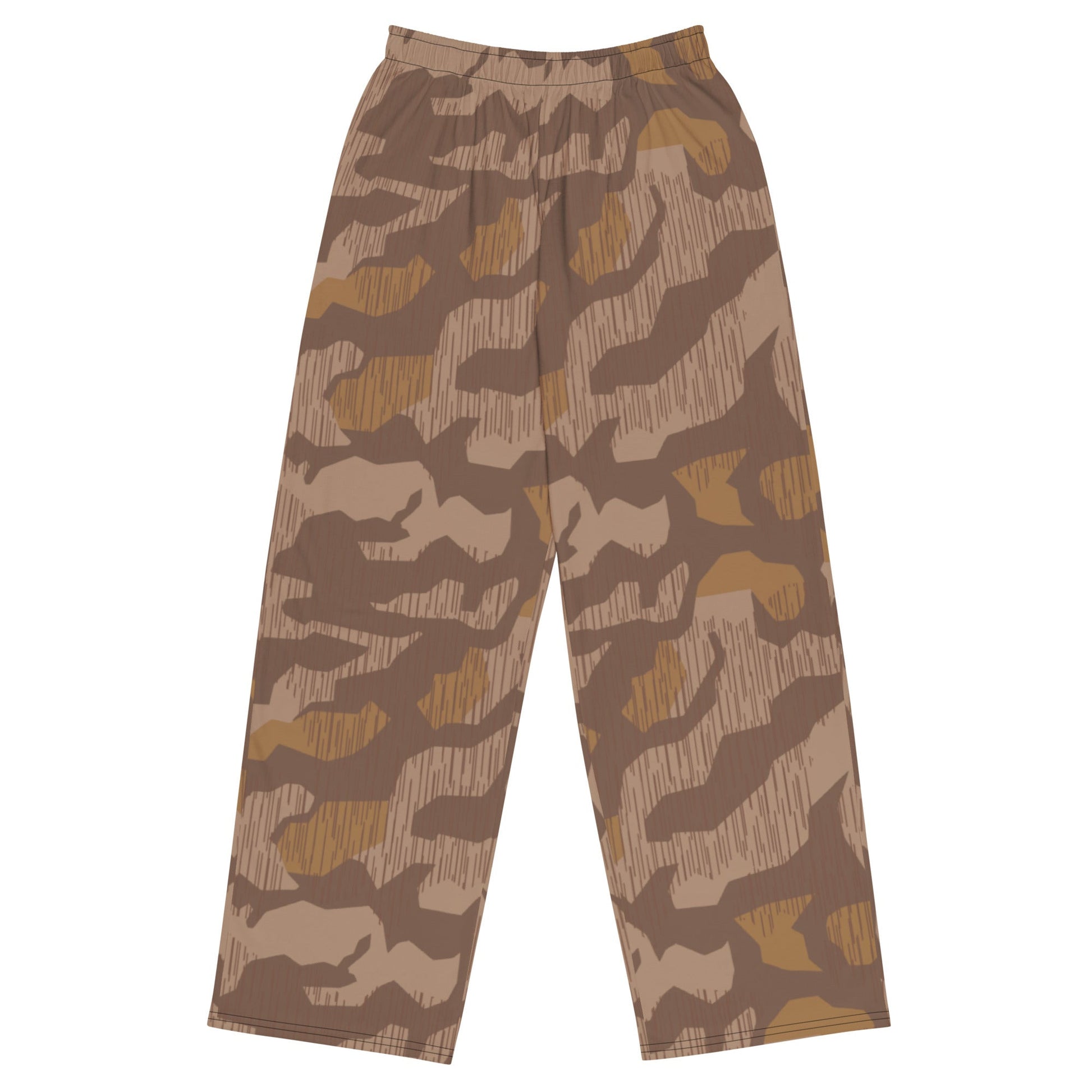 German Splittermuster 1931 Autumn CAMO unisex wide-leg pants - 2XS - Wide-leg Pants
